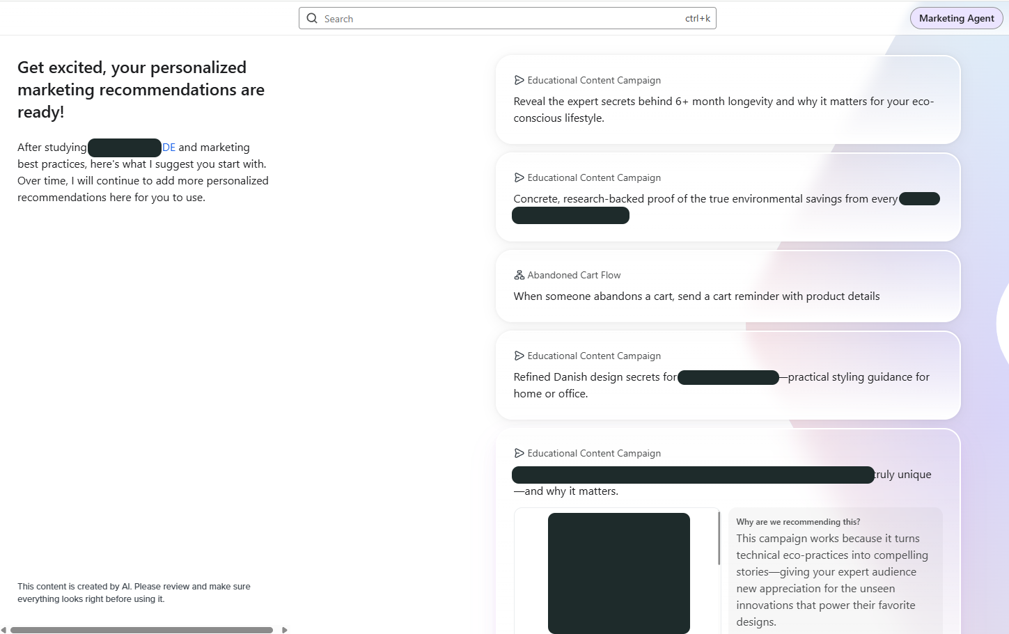 How to use Klaviyo's Marketing AI Agent to optimise your campaigns