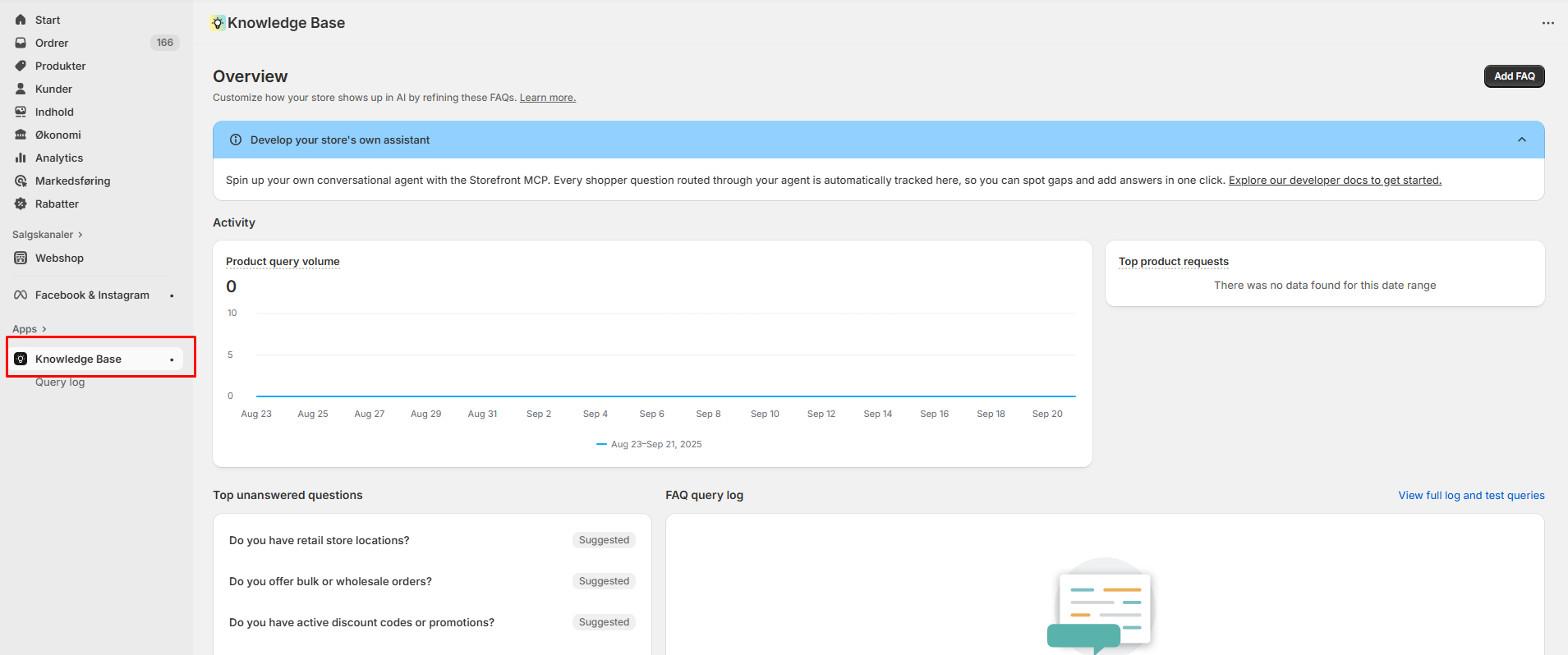 Shopify launches new AI-powered Knowledge Base app: Take control of your shop's FAQ management