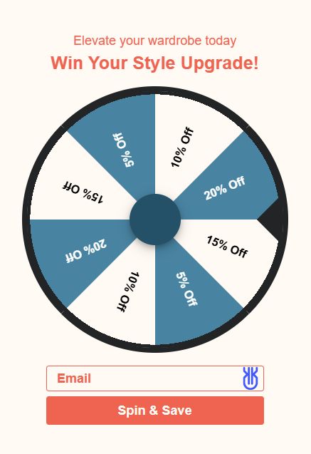 Gamification in email marketing – Klaviyo's 'Spin-to-Win' can increase sign-ups by 15%